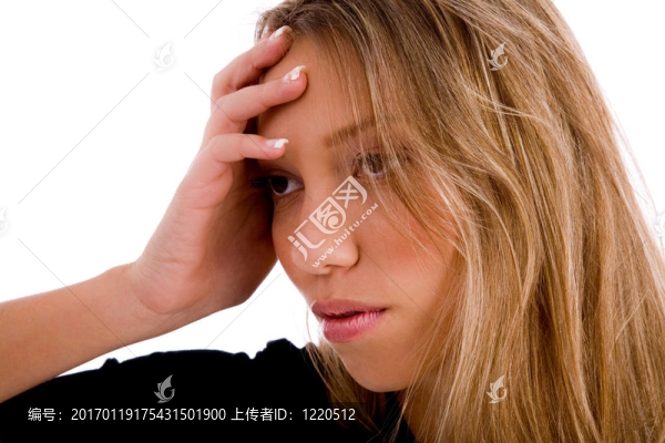 強調(diào)年輕女性的肖像