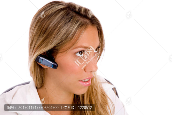 具有藍牙的服務提供商肖像