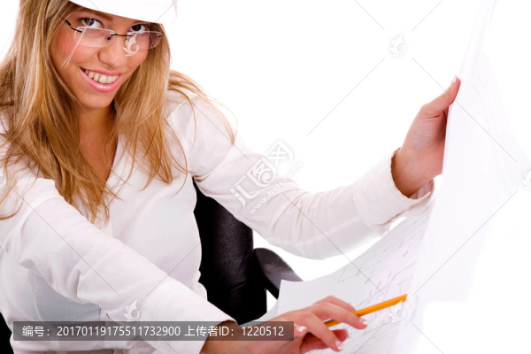 微笑建筑師的肖像