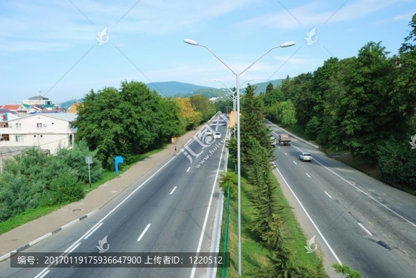 索契。高速公路