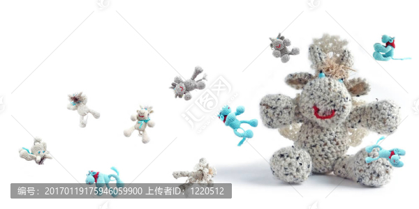 從羊毛中的玩具