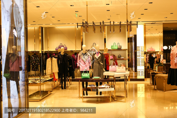 服裝專賣店,服裝店陳列