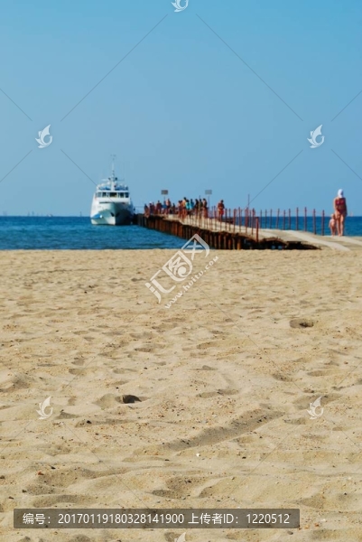 海灘上的沙子