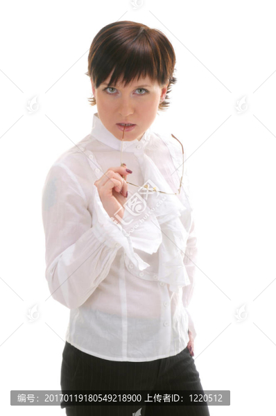 畫像的女商人