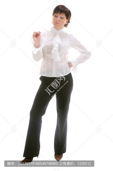 畫像的女商人