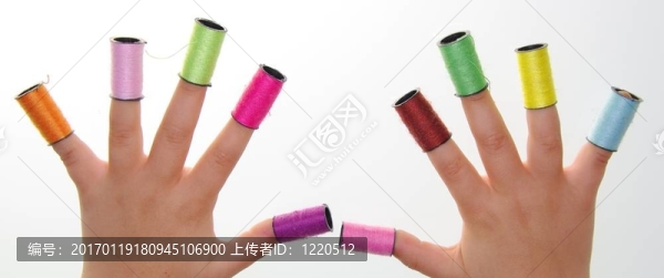玩顏色和手