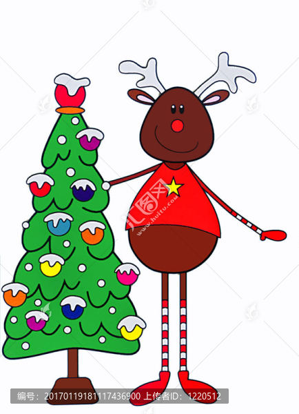 圣誕raindeer
