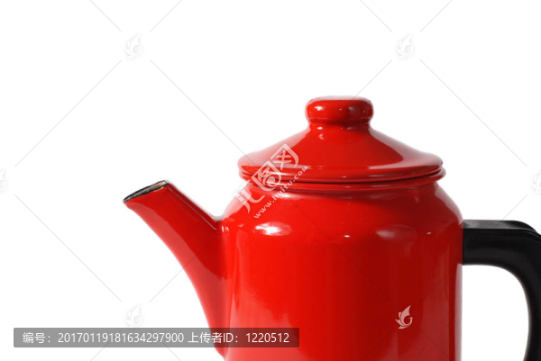 紅色的咖啡壺
