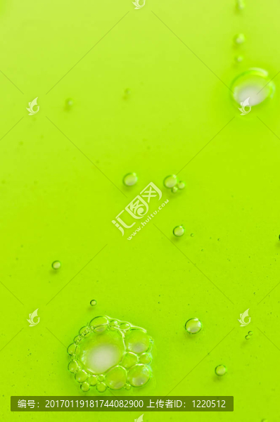 抽象背景與綠色液體