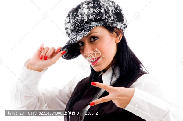 具有獲勝姿態(tài)的高加索模型-匯圖網(wǎng) www.fosd68.com 具有獲勝姿態(tài)的高加索模型