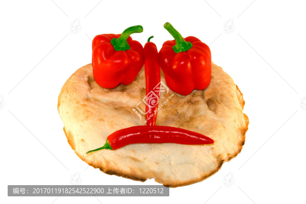 圓面包微笑面包