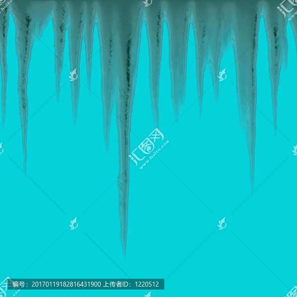無縫的冰柱