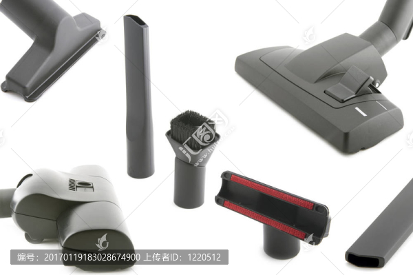 黑色刷吸塵器特寫