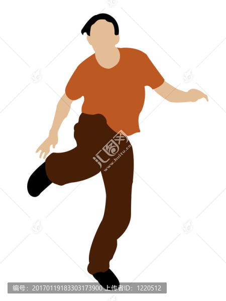 跳舞的男