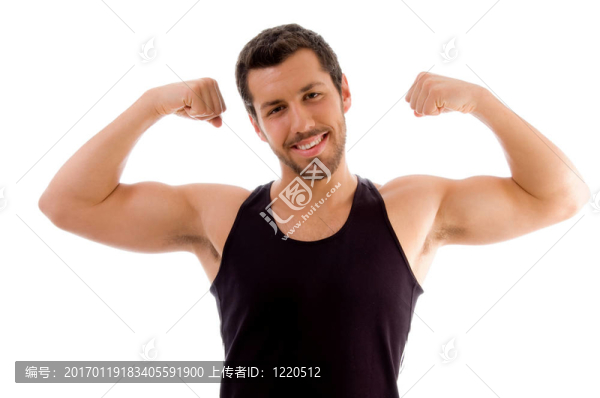 強(qiáng)壯的人展示他的肌肉-匯圖網(wǎng) www.fosd68.com 強(qiáng)壯的人展示他的肌肉