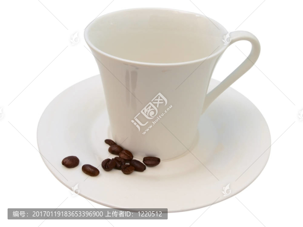 咖啡豆和杯子
