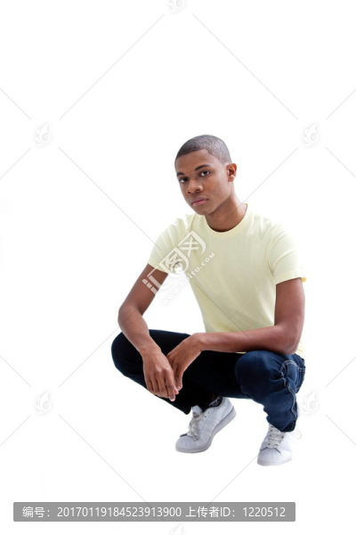 年輕的非洲男人