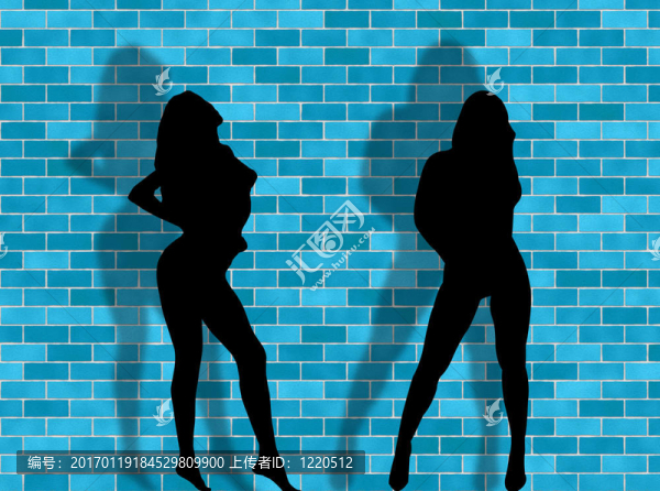 性感女性和磚的背景-匯圖網(wǎng) www.fosd68.com 性感女性和磚的背景