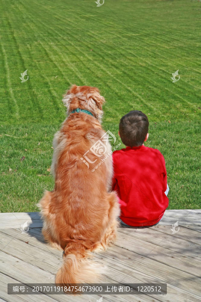 男孩和His,Dog