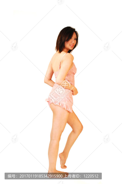 美麗的亞洲女人。