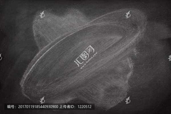 用橡皮涂抹空白的黑板