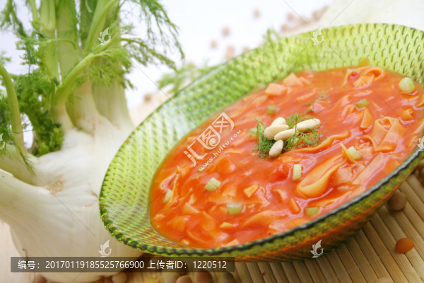 新鮮的湯