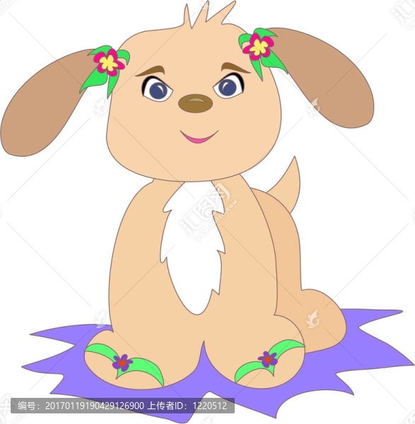 帶涼鞋的熱帶小狗-匯圖網(wǎng) www.fosd68.com 帶涼鞋的熱帶小狗