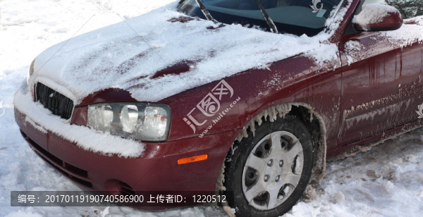 冬季汽車