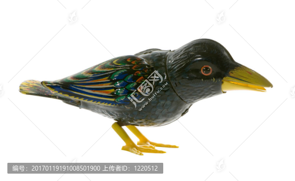 仿古錫的烏鴉