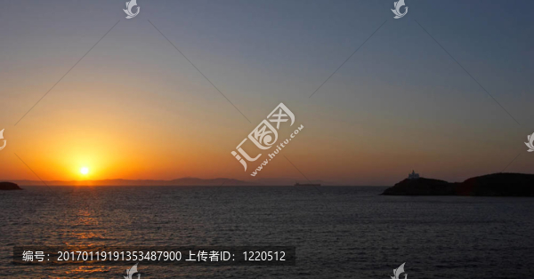 地中海的日落