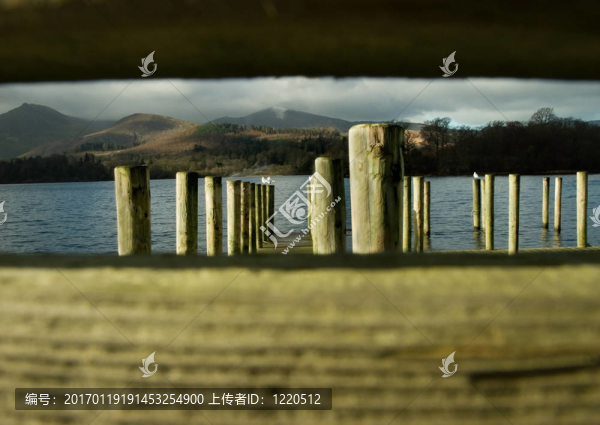 在DerwentWater碼頭