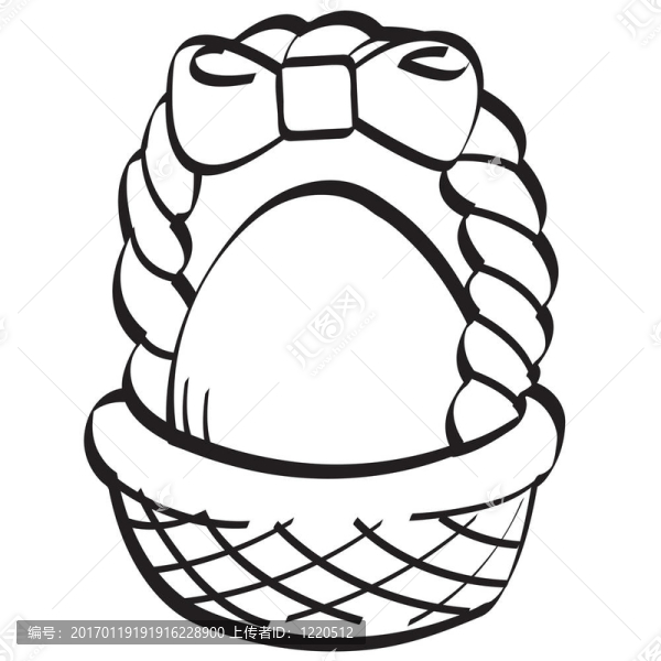 復(fù)活節(jié)蛋籃夾藝術(shù)