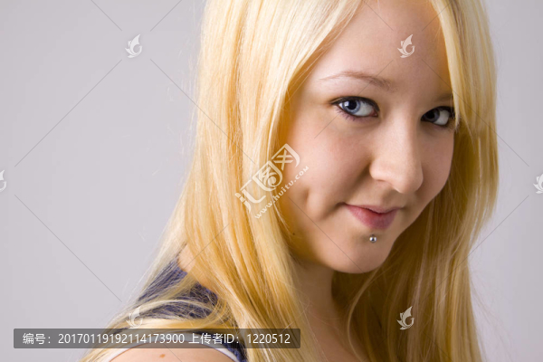 美麗的少女