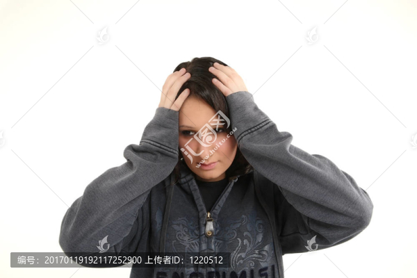 十幾歲的年輕女孩