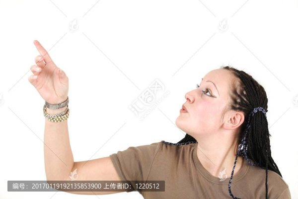 年輕的女人