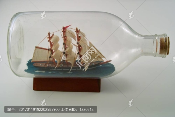 瓶子里的船-匯圖網(wǎng) www.fosd68.com 瓶子里的船