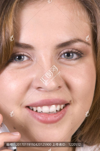 漂亮的西班牙女孩特寫