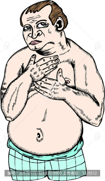 生病的人