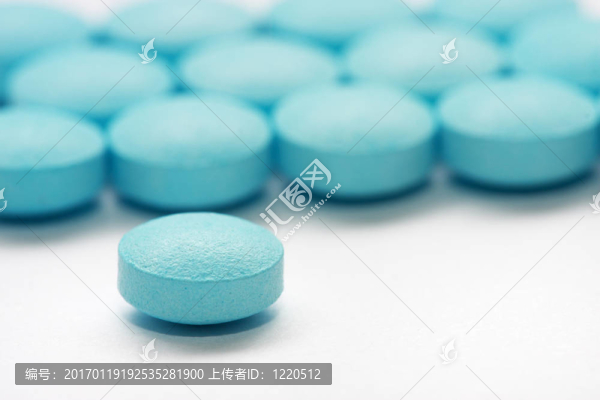 藍色的藥片