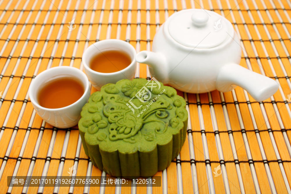 綠茶月餅