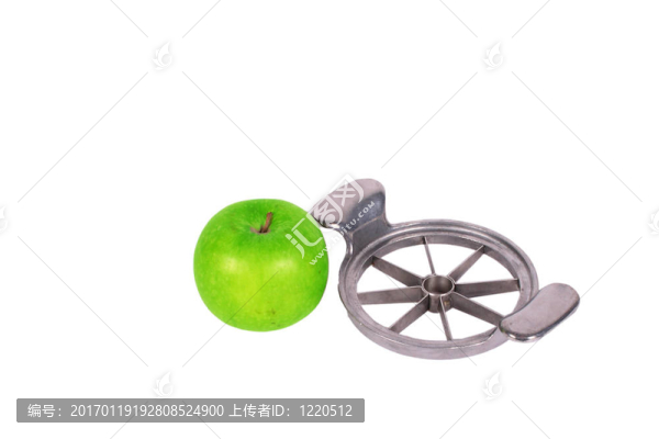 蘋果切刀和青蘋果