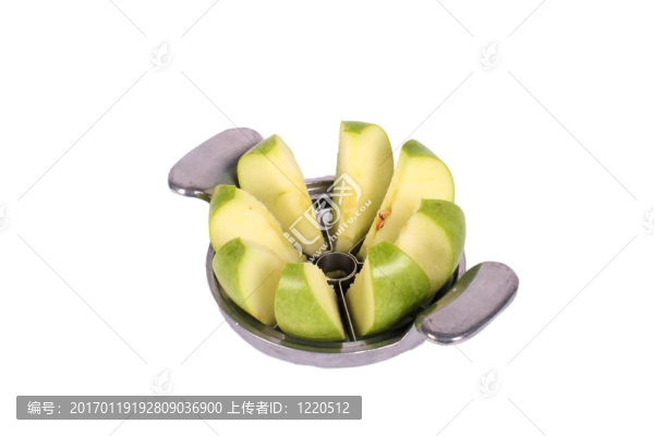 蘋(píng)果切刀和青蘋(píng)果
