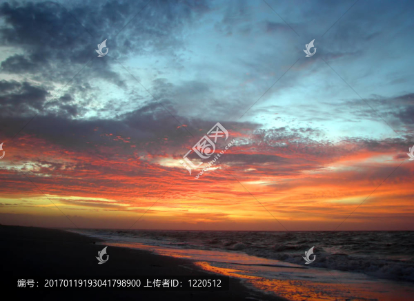 海灘日出