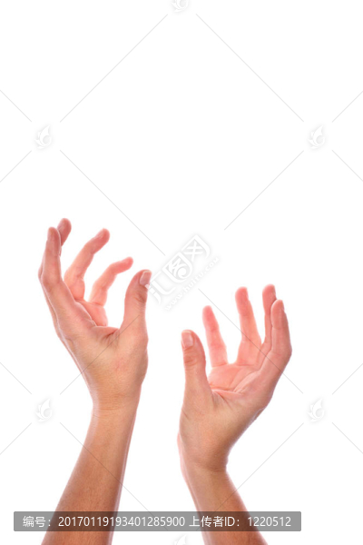 伸出的手空