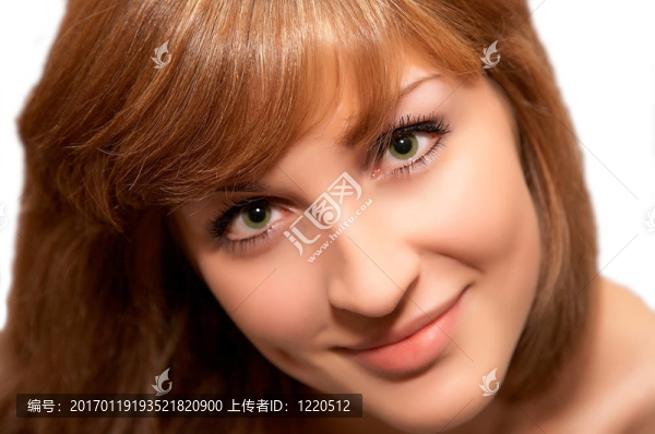 特寫特寫的年輕漂亮女人