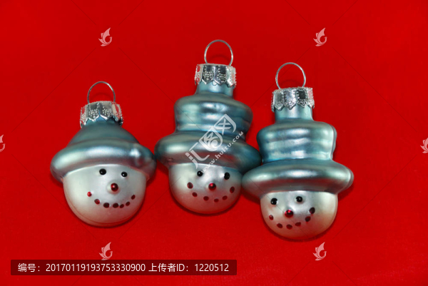 三圣誕樹裝飾雪人