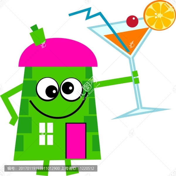 雞尾酒的房子-匯圖網(wǎng) www.fosd68.com 雞尾酒的房子