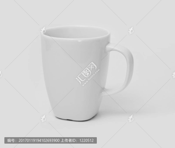 白色的咖啡杯