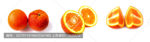 兩片橙子