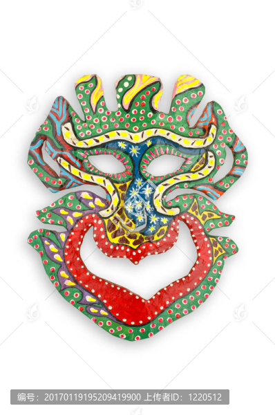 古巴傳統(tǒng)面具。
